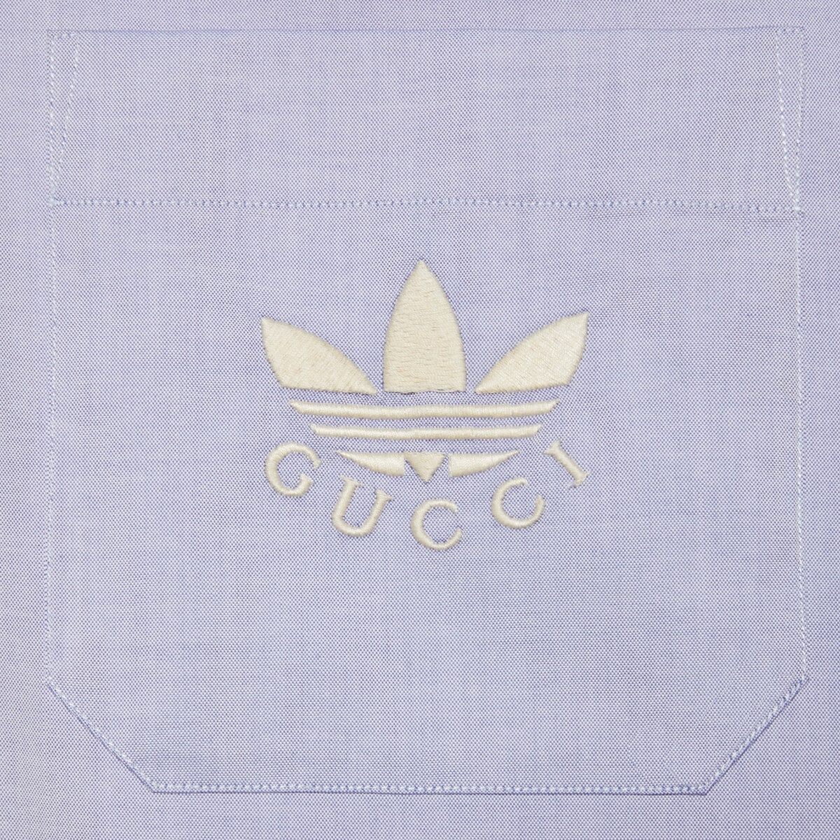 adidas x Gucci Oxford cotton shirt - 6