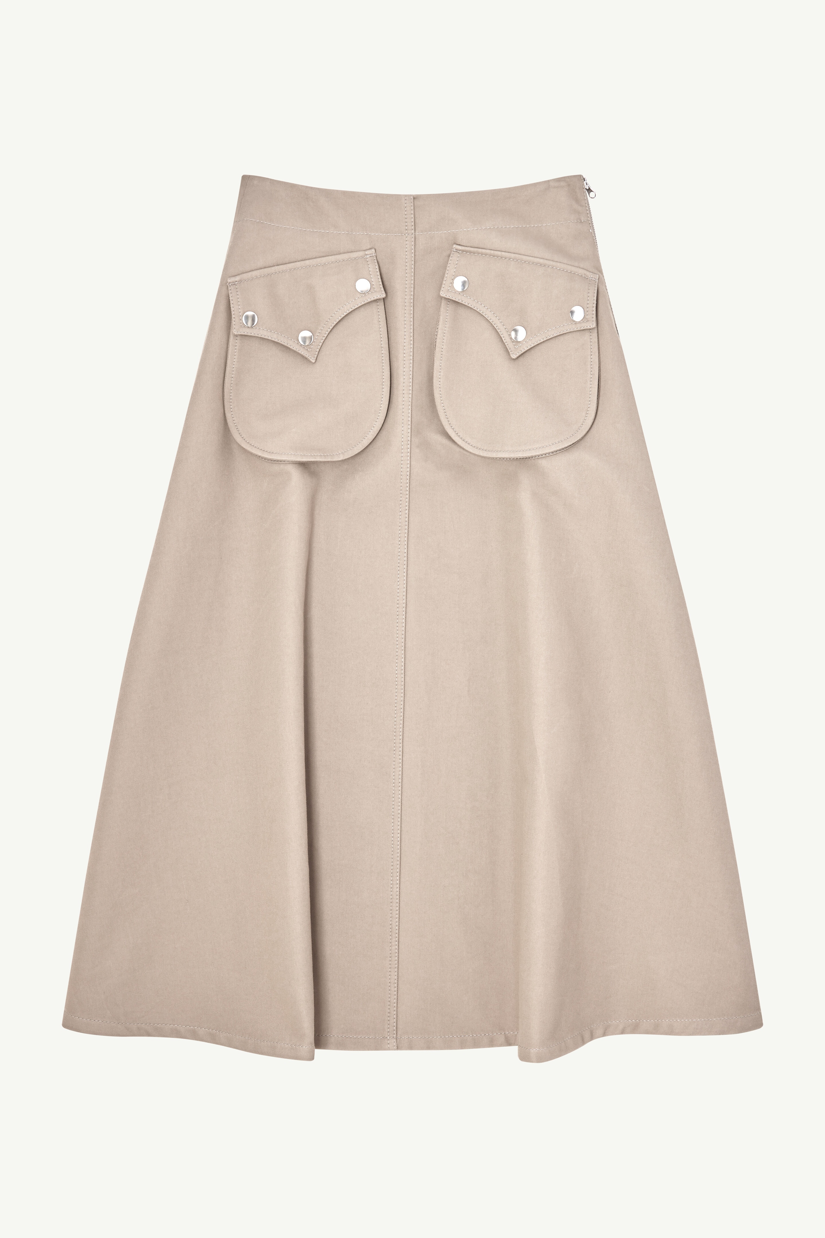 Cotton Midi skirt - 1