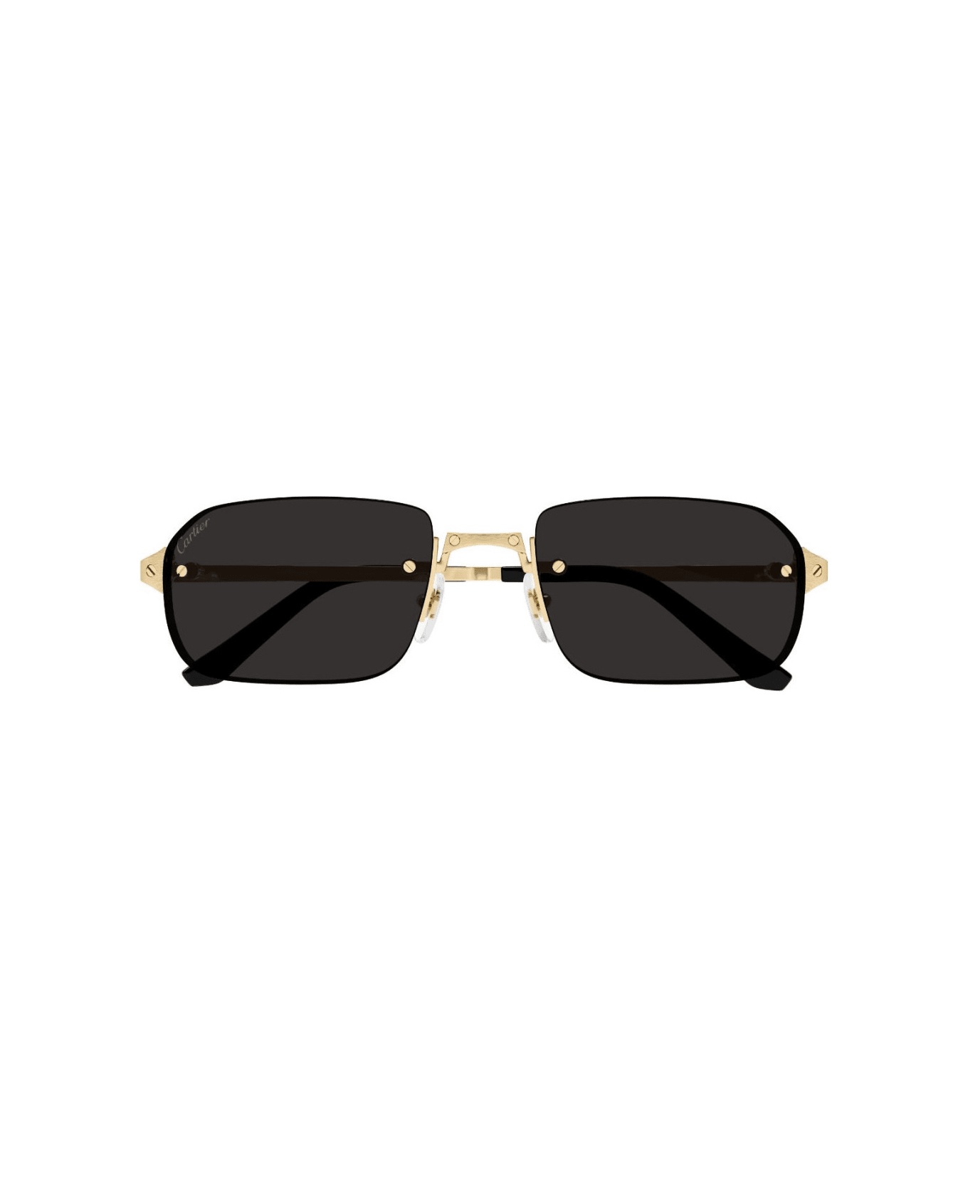 Ct0460s Santos De Cartier 001 Gold Sunglasses - 1