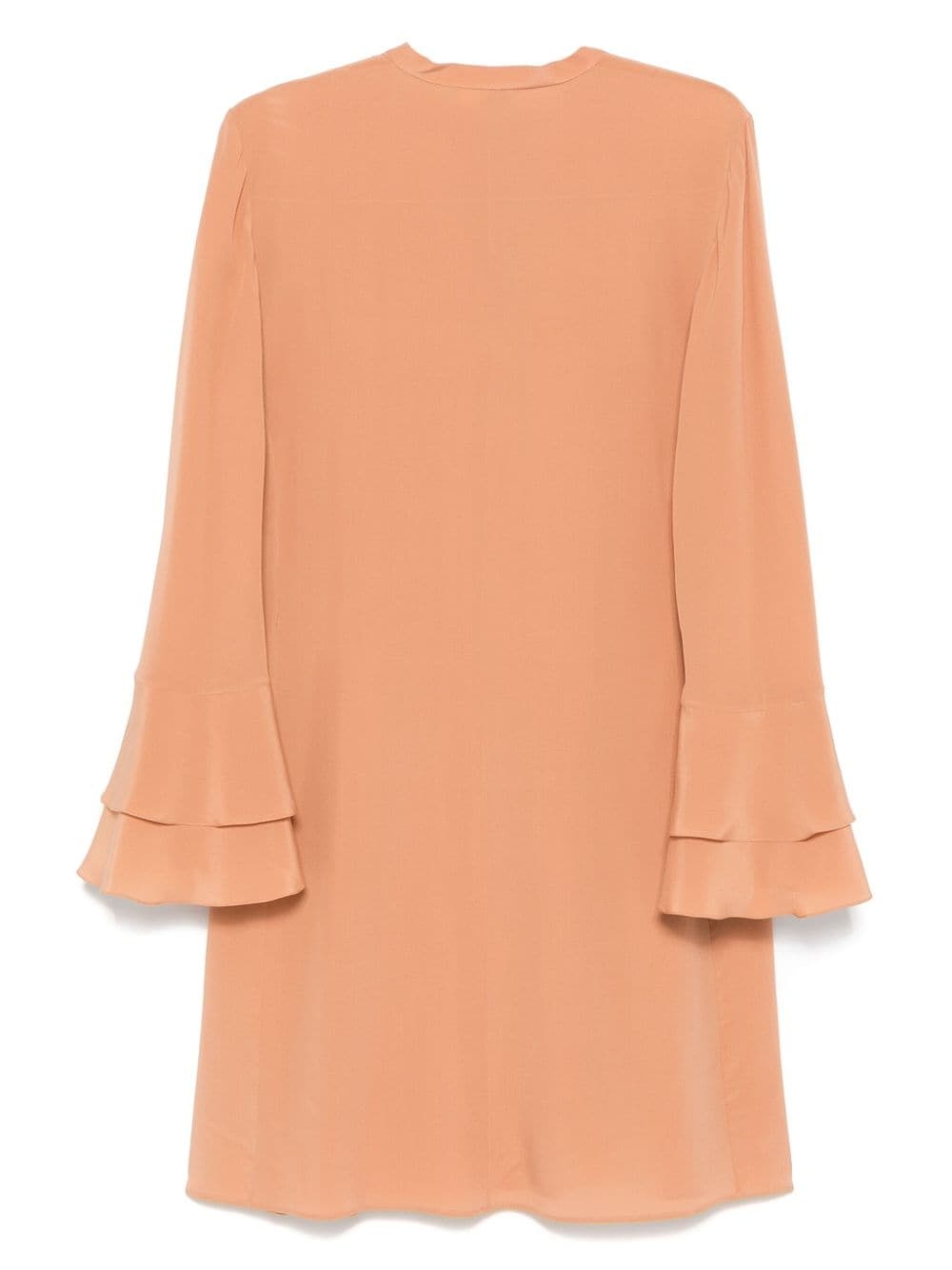 silk shirt dress - 2