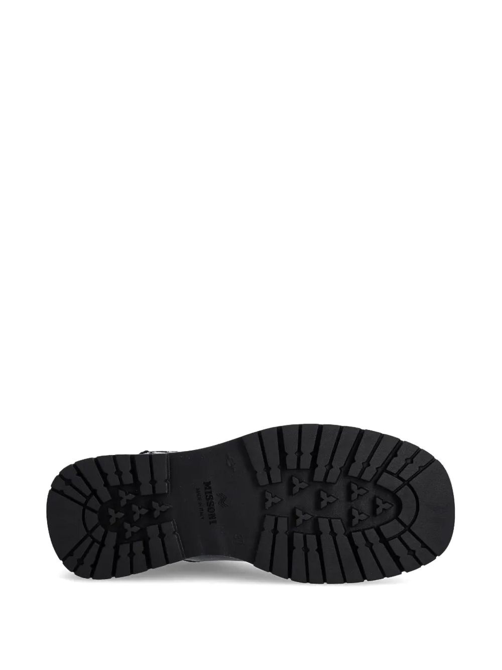 zigzag-detail ankle boots - 5