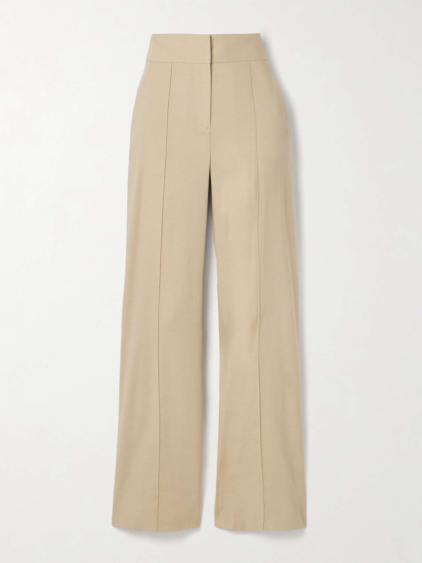 Cruz linen-blend wide-leg pants - 1