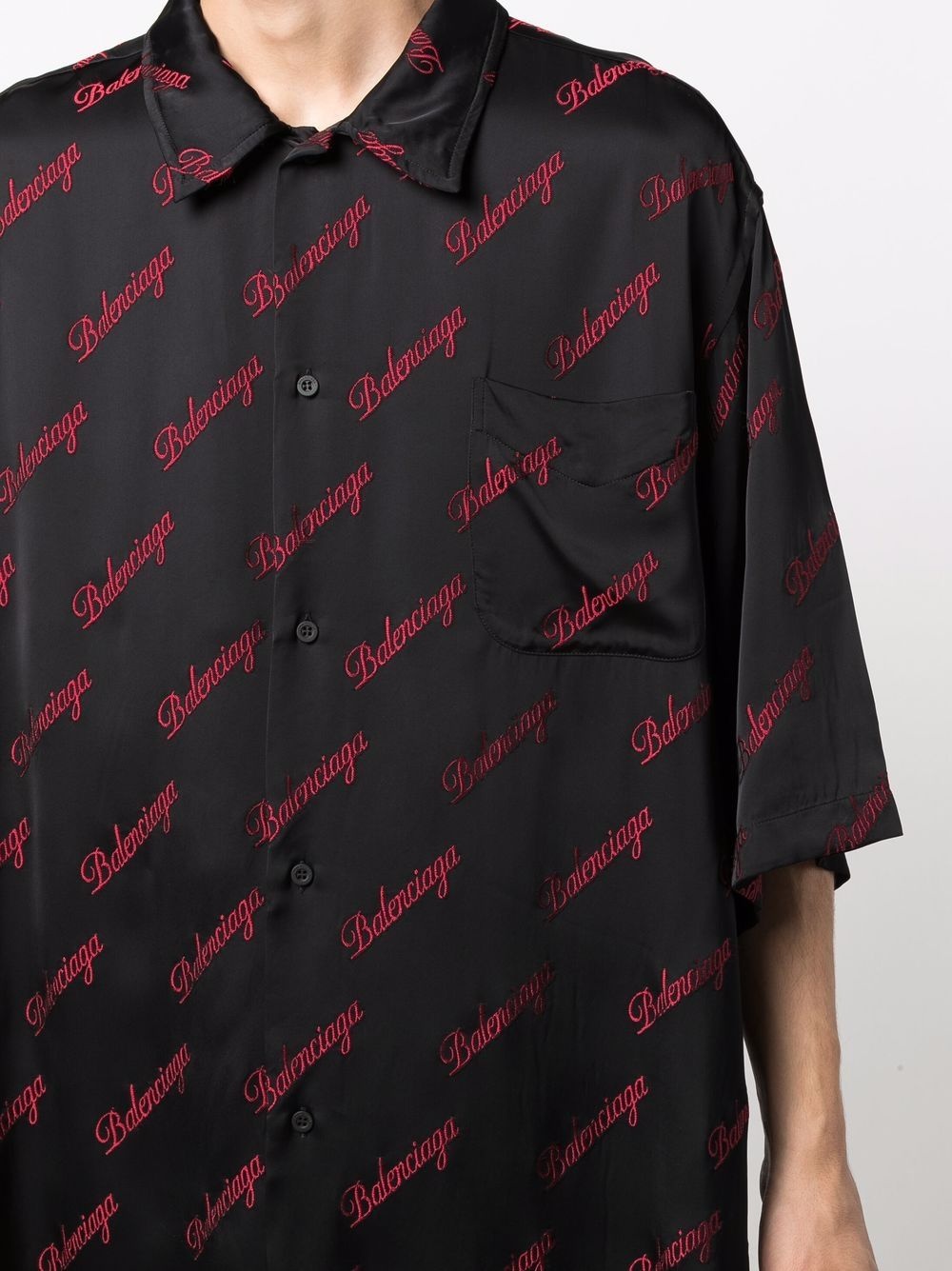 logo-print shirt - 5