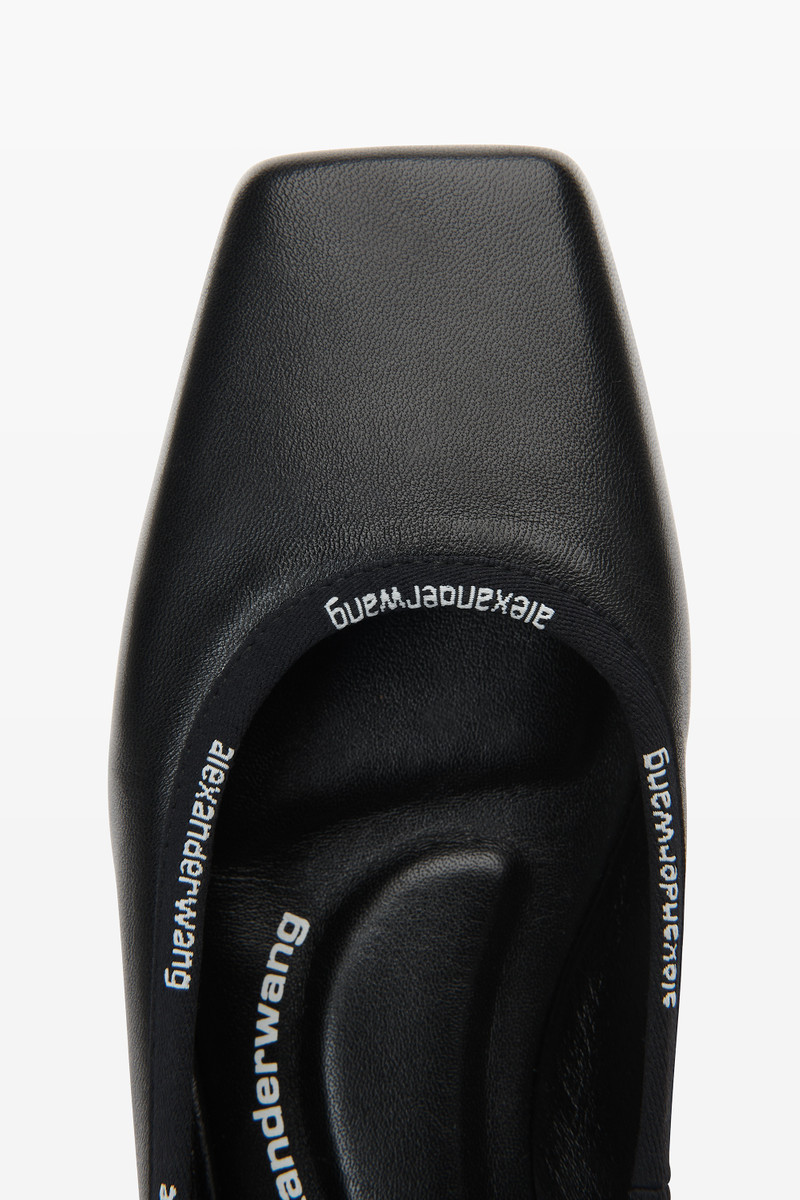 Alexander Wang Billie Flat in Leather outlook