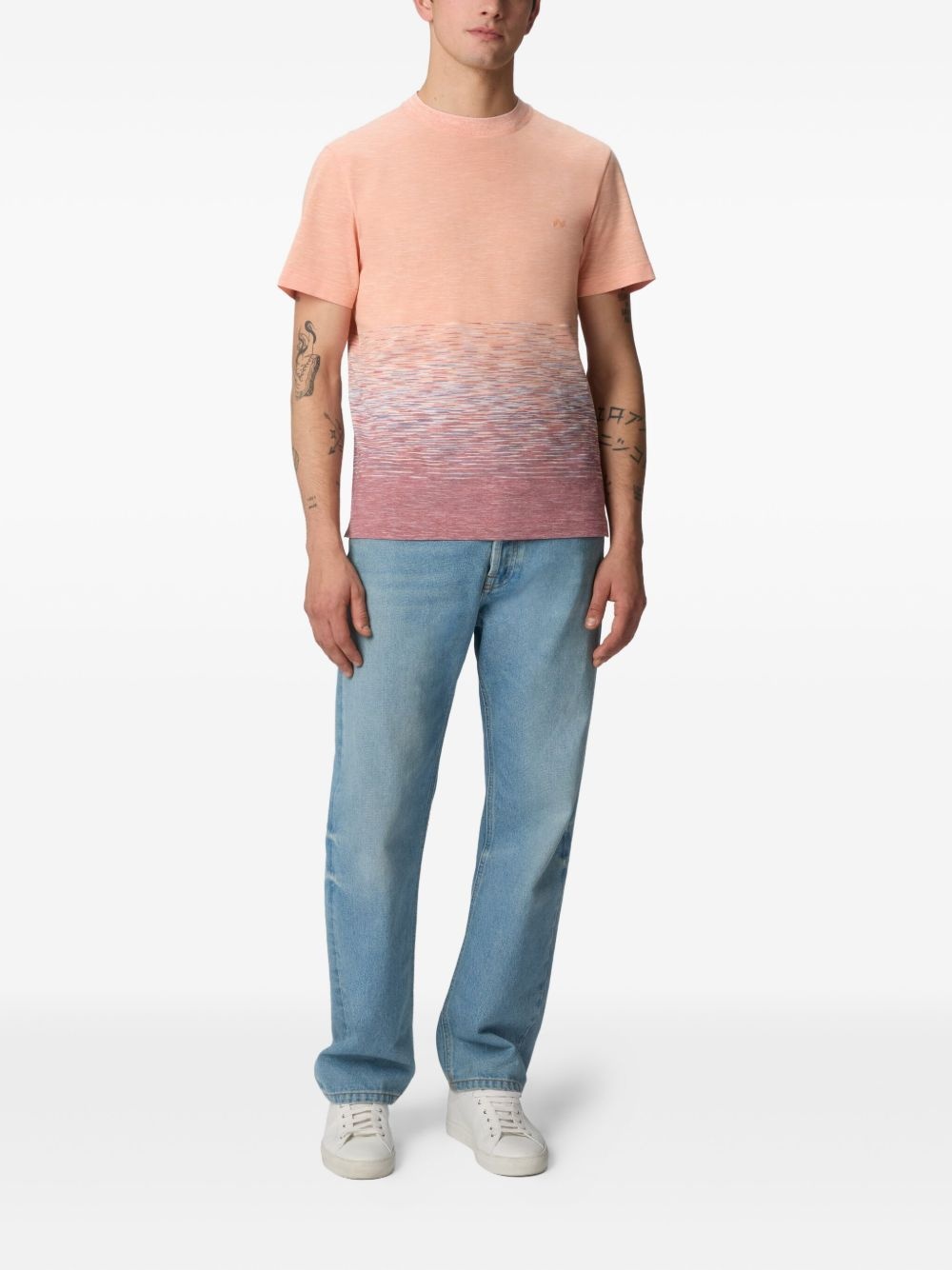 intarsia-knit T-shirt - 2