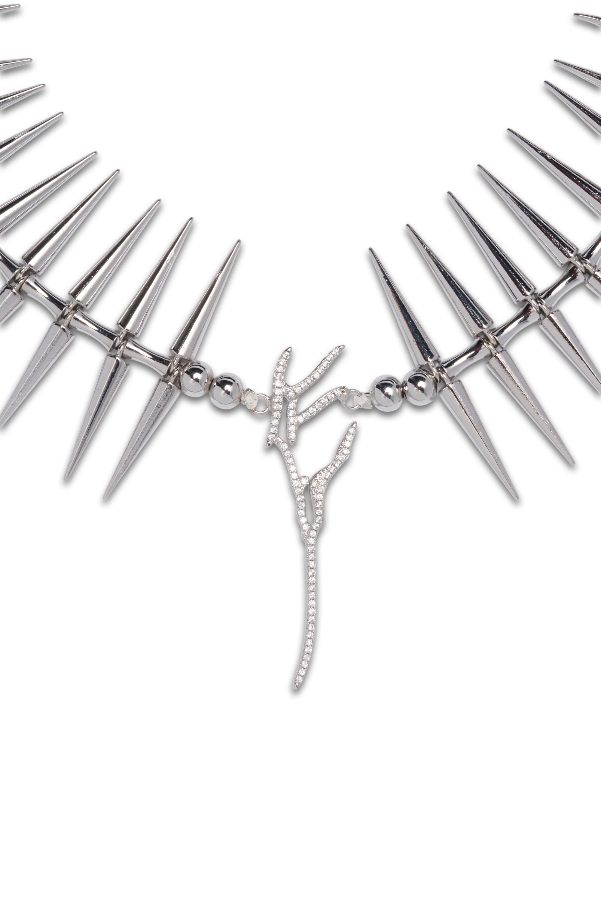 SPIKY WING NECKLACE - 3