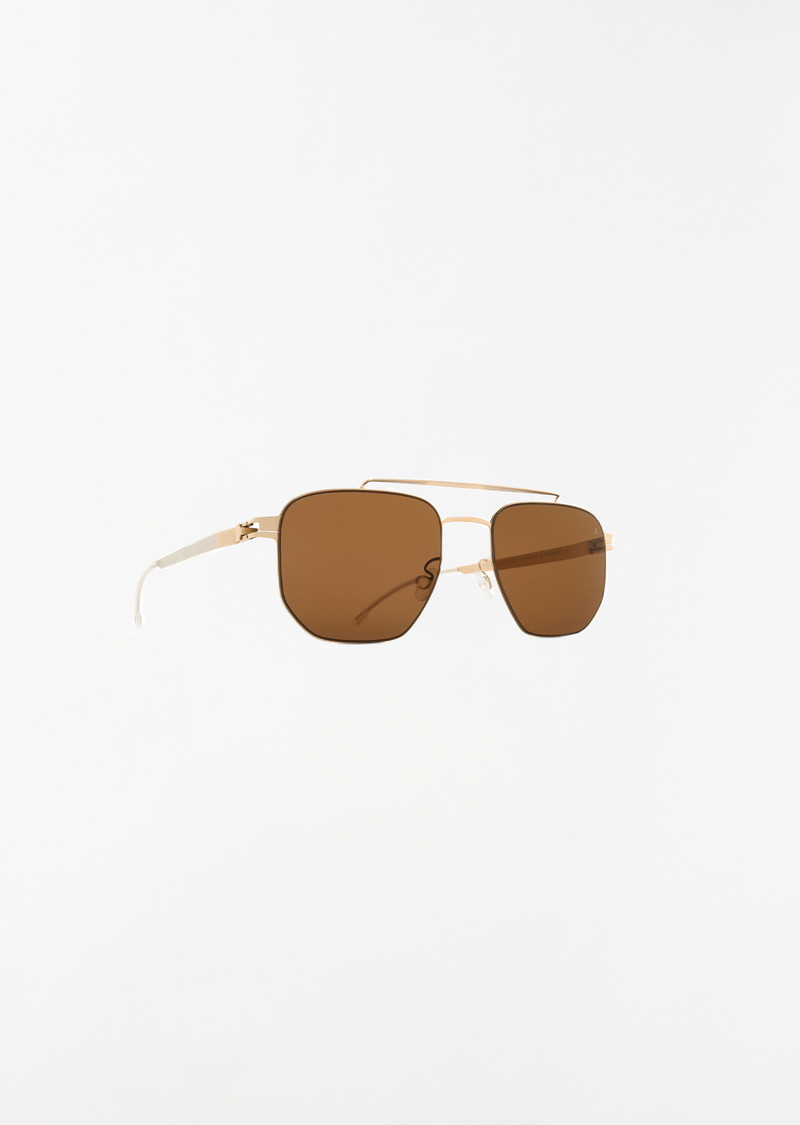 MYKITA ML05 Sunglasses — Champagne Gold / Brown outlook