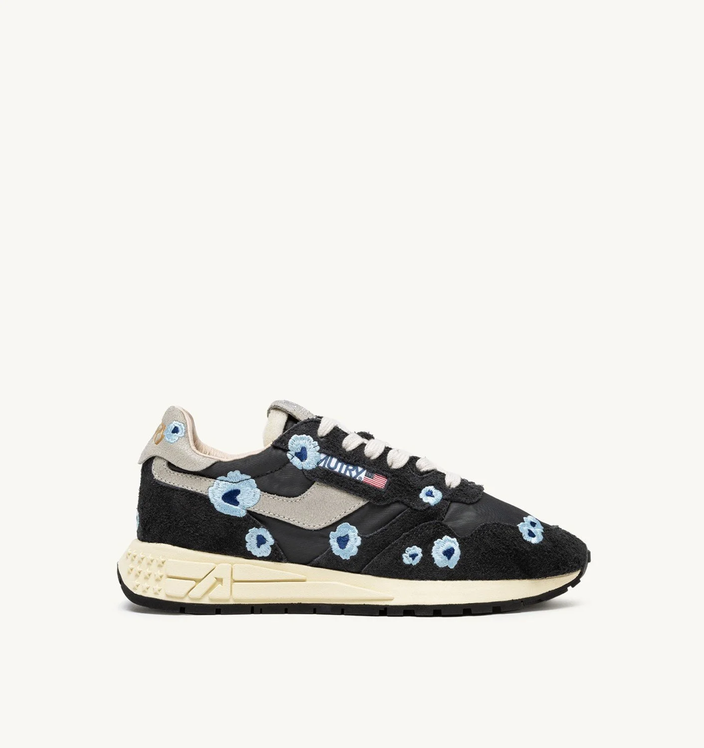 REELWIND LOW SNEAKERS IN PHAN AND CELESTIAL BLUE EMBROIDERY - 1