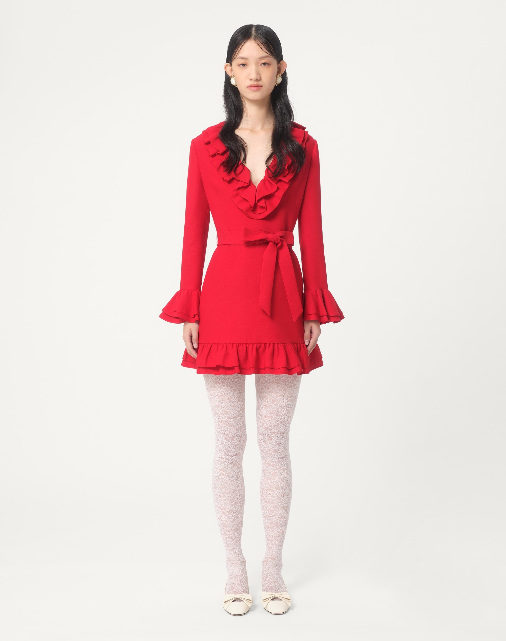 CREPE COUTURE SHORT DRESS - 7