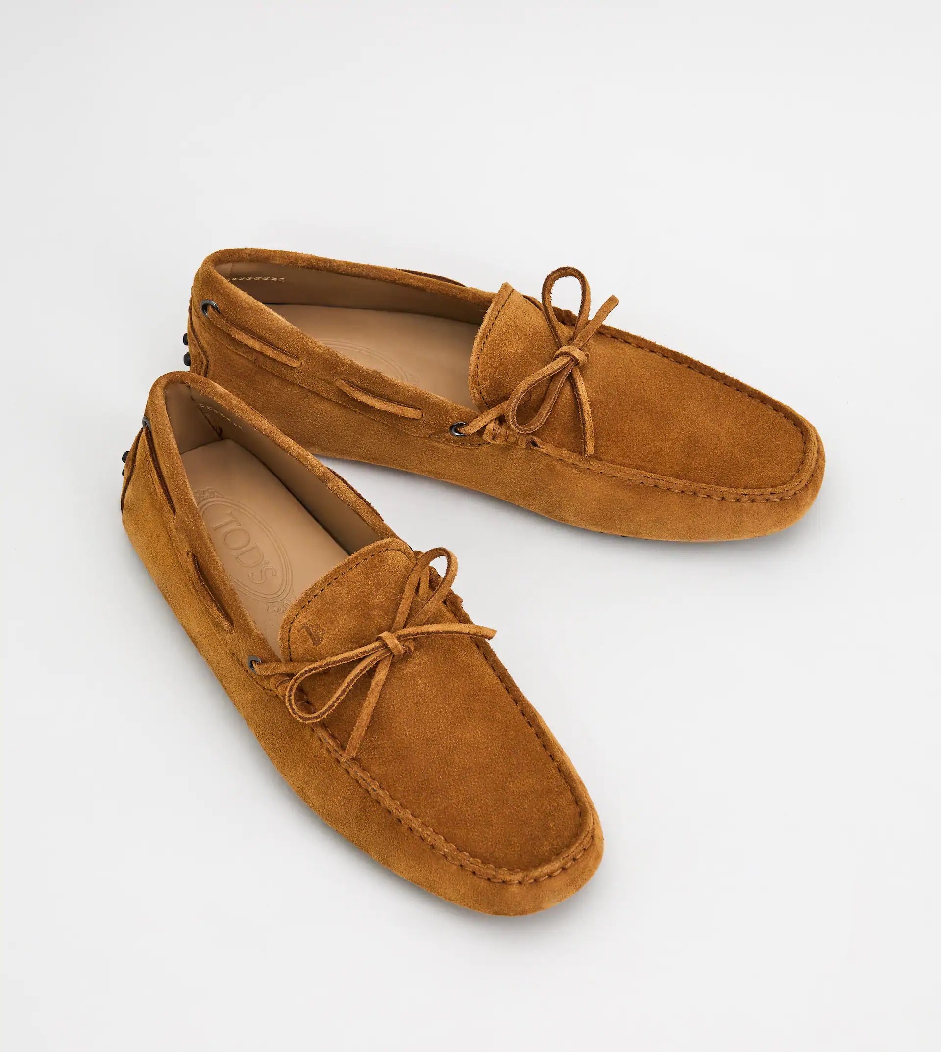 GOMMINO DRIVING SHOES IN SUEDE - BROWN - 2