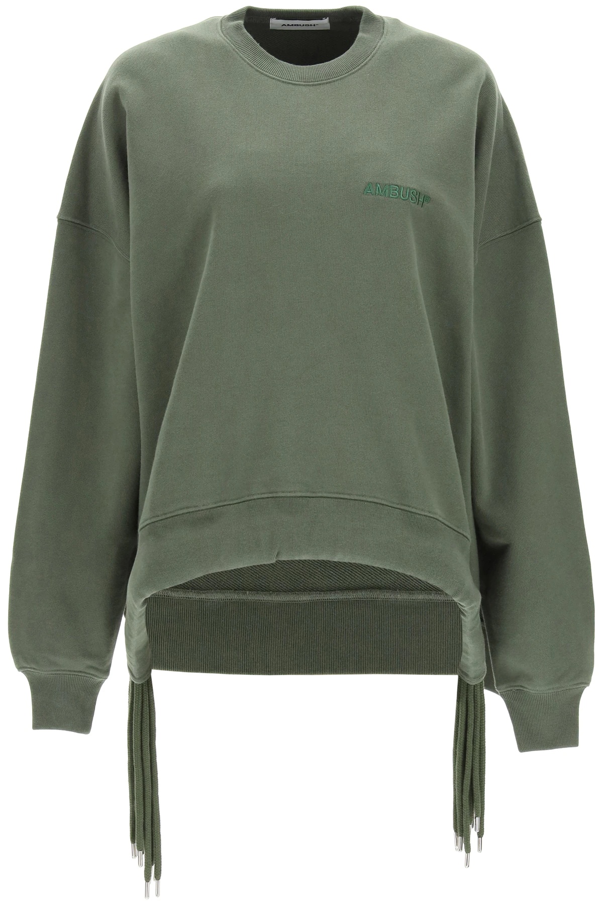 OVERSIZED SWEATSHIRT WITH MULTI DRAWSTRING - 1