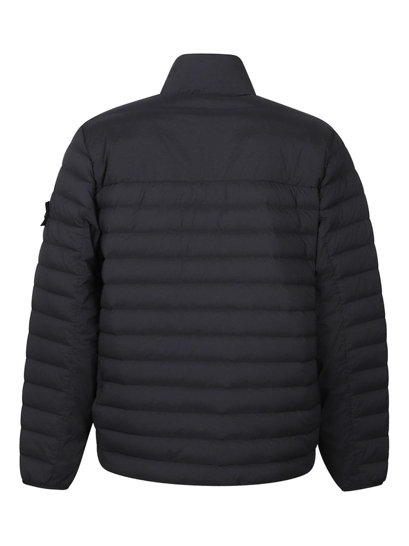 Stone Island quilted logo-patch jacket outlook