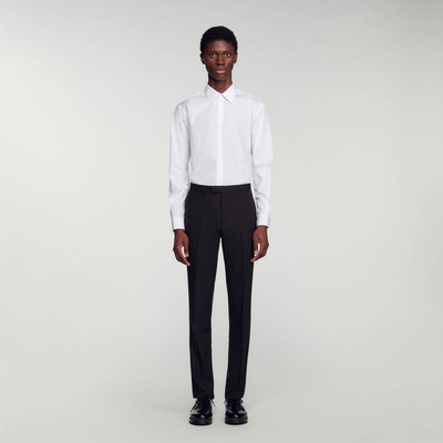 Sandro WOOL SUIT TROUSERS outlook