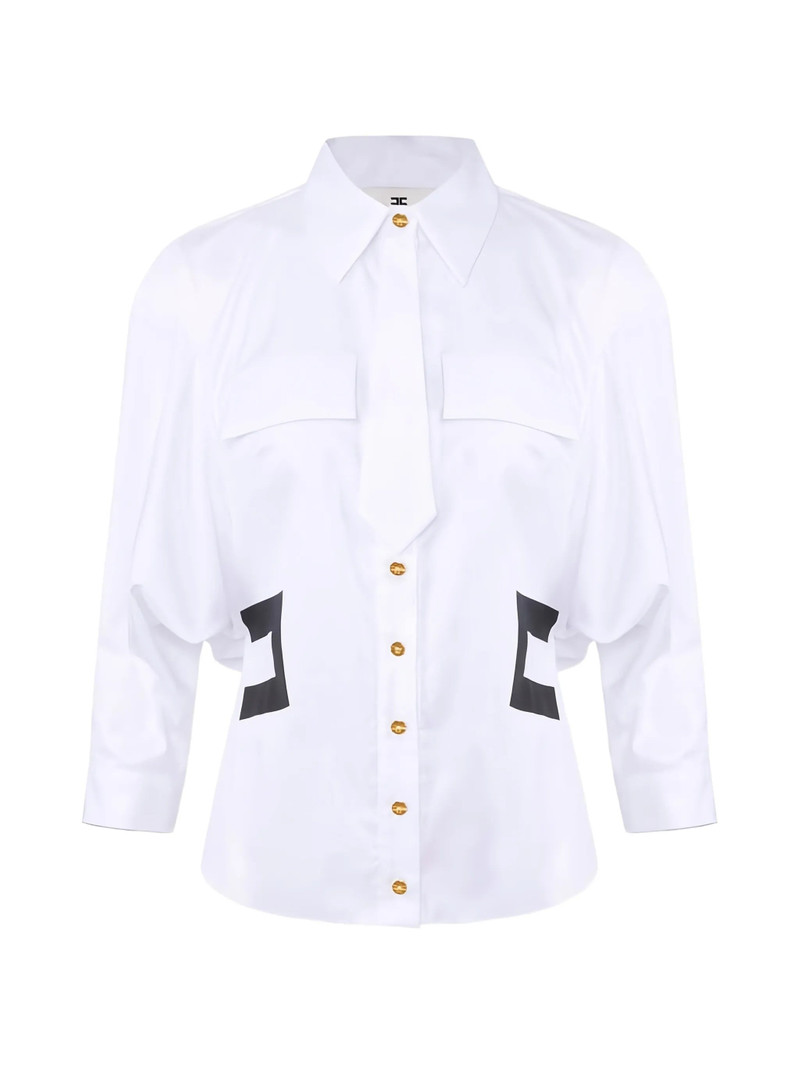 Elisabetta Franchi Tie-detail Shirt 1