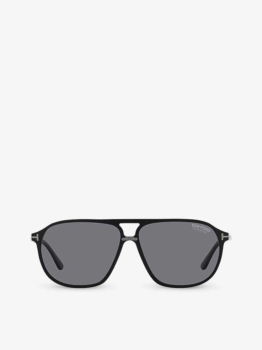 TR001634 Bruce aviator-frame acetate sunglasses - 1