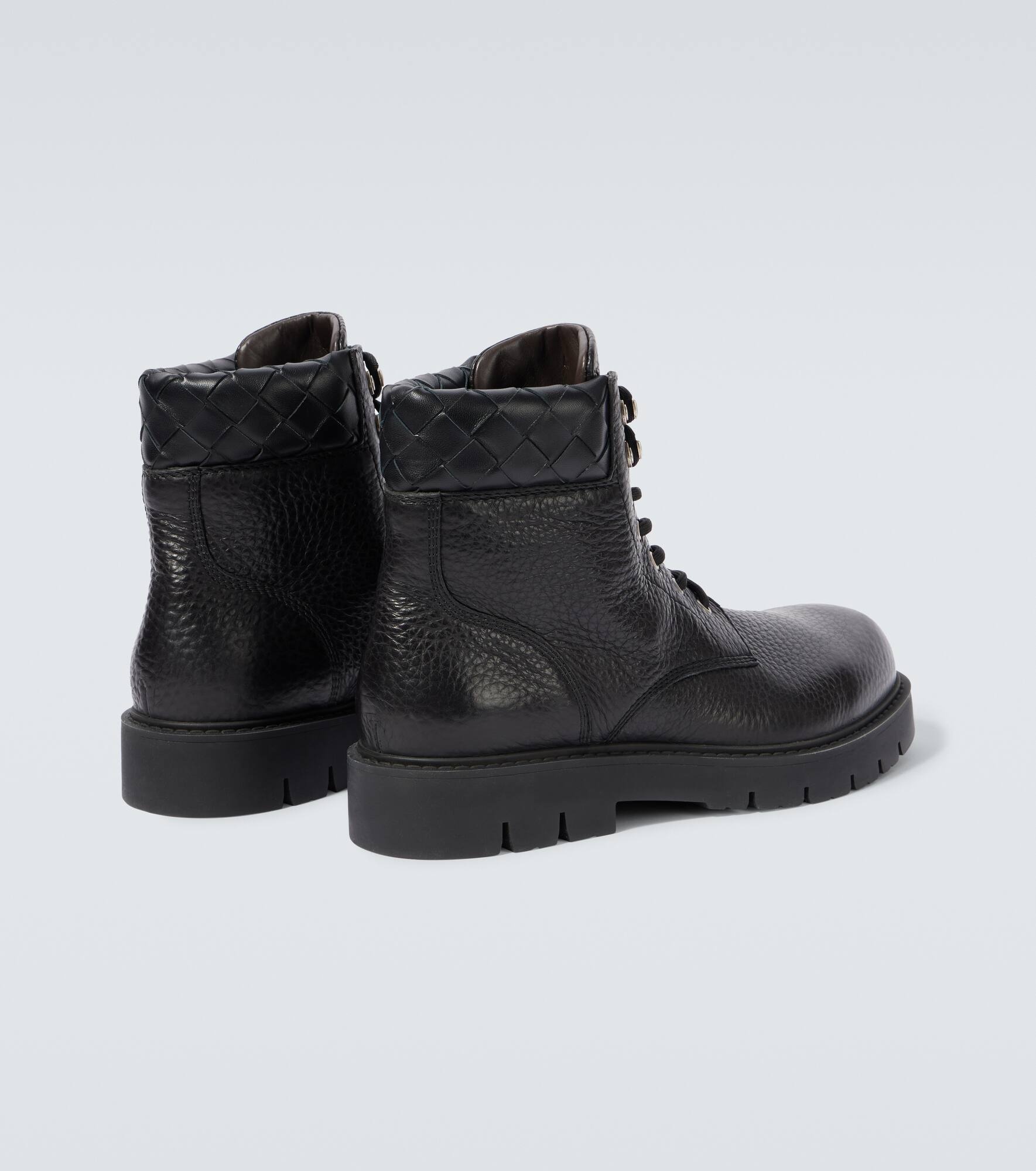Haddock leather combat boots - 6