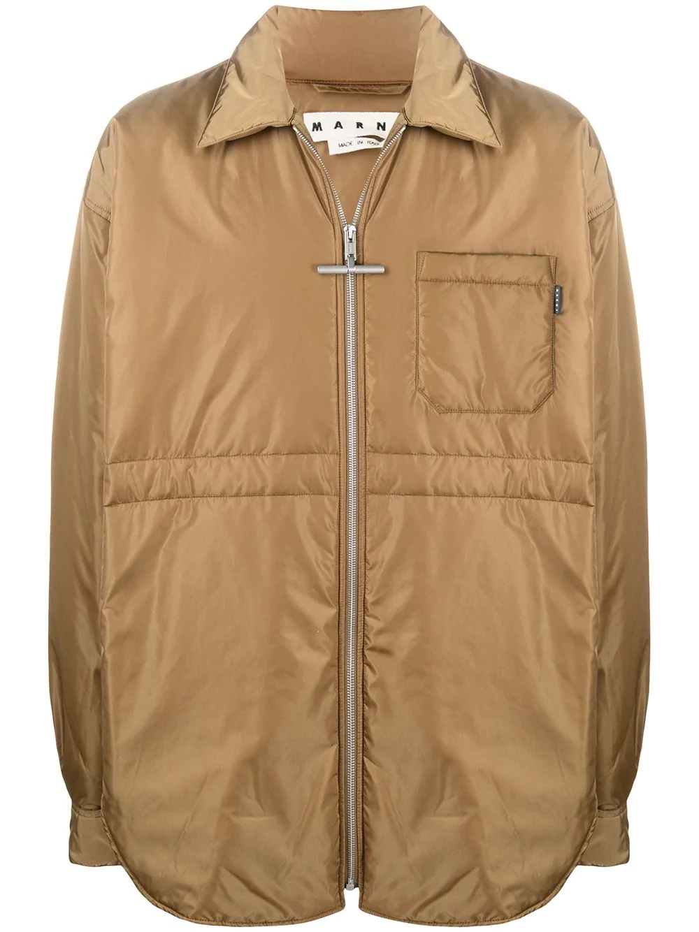 padded rain jacket - 1