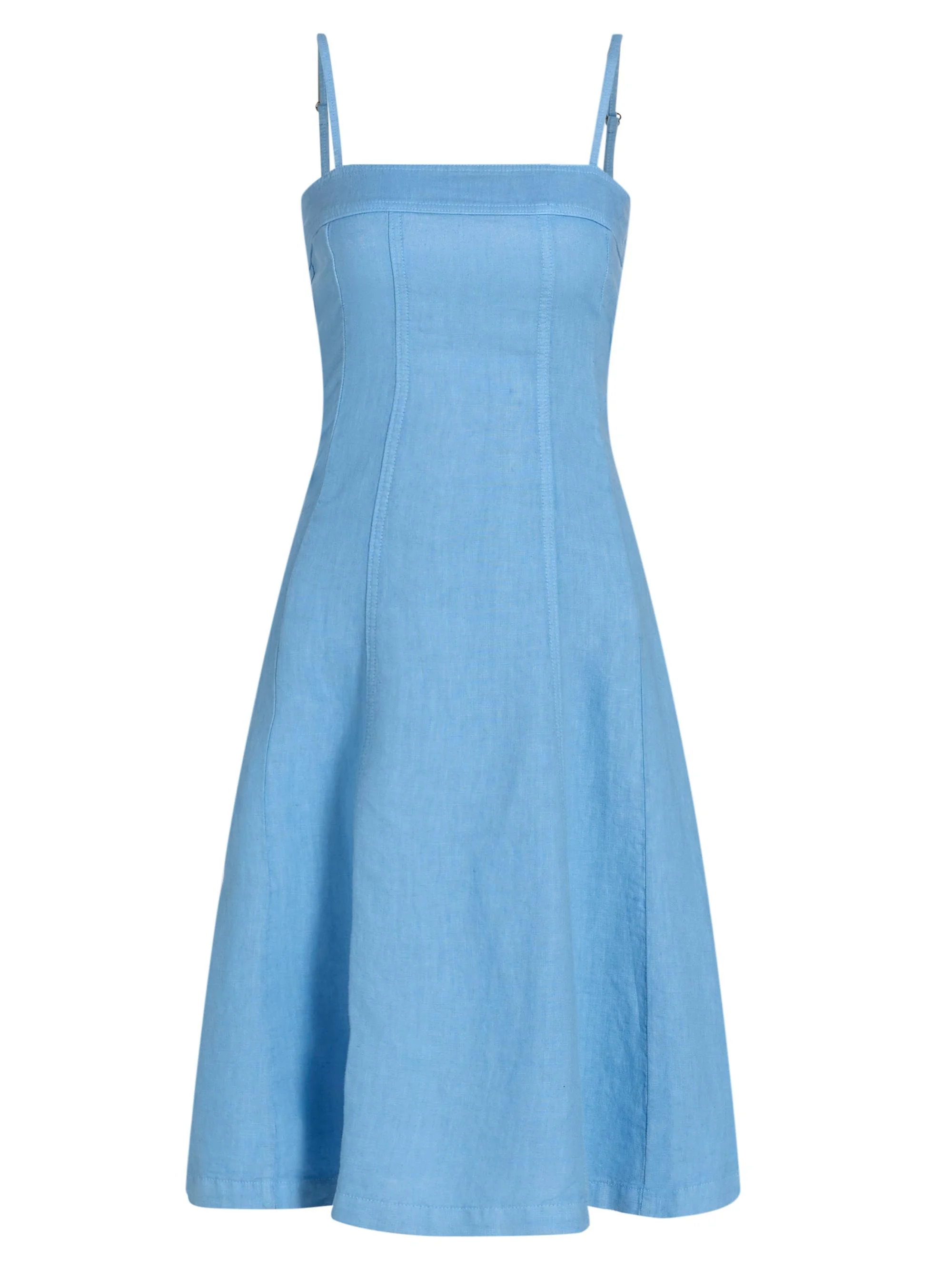 Women's Mitzy Linen Midi-Dress - Allure Blue - 1