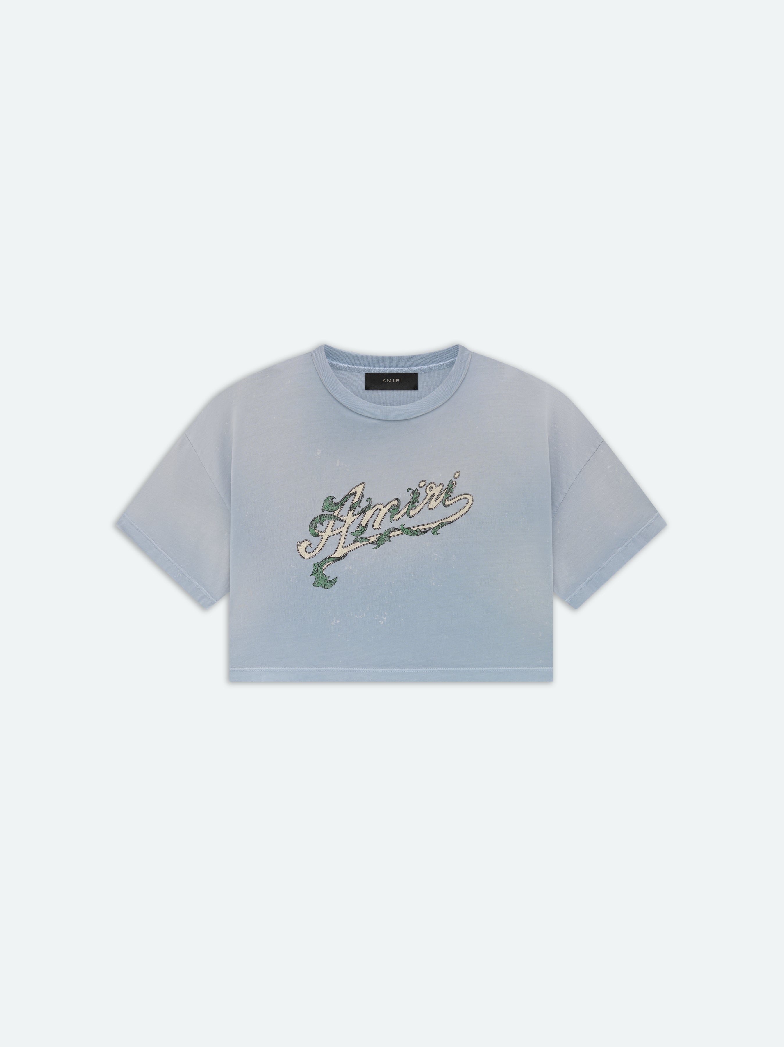 AMIRI FILIGREE CROPPED BOXY TEE - 1