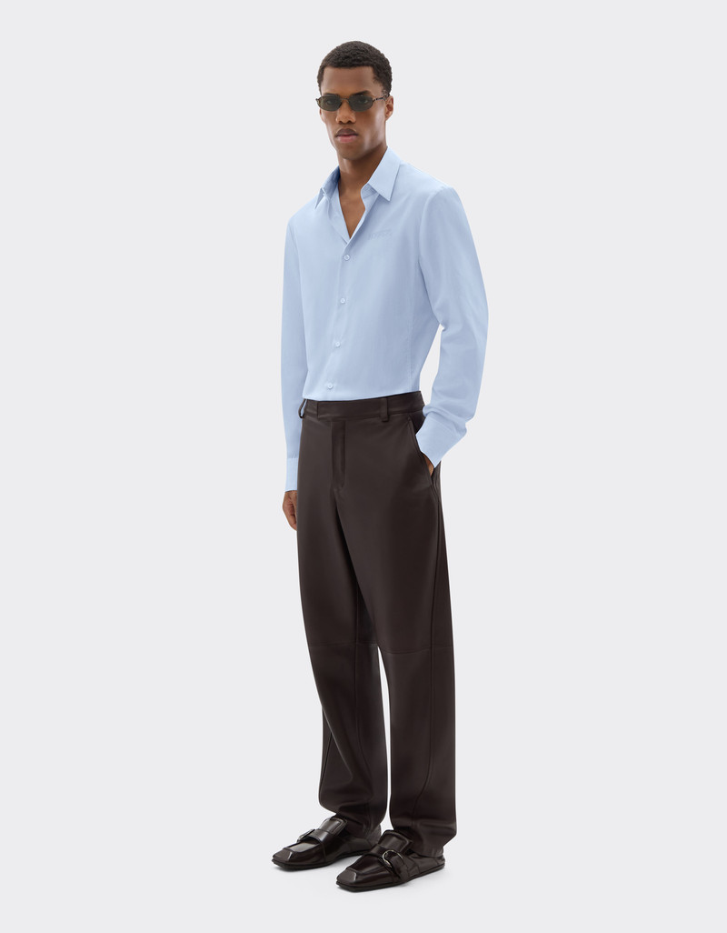 Cotton shirt with micro-stripe 3