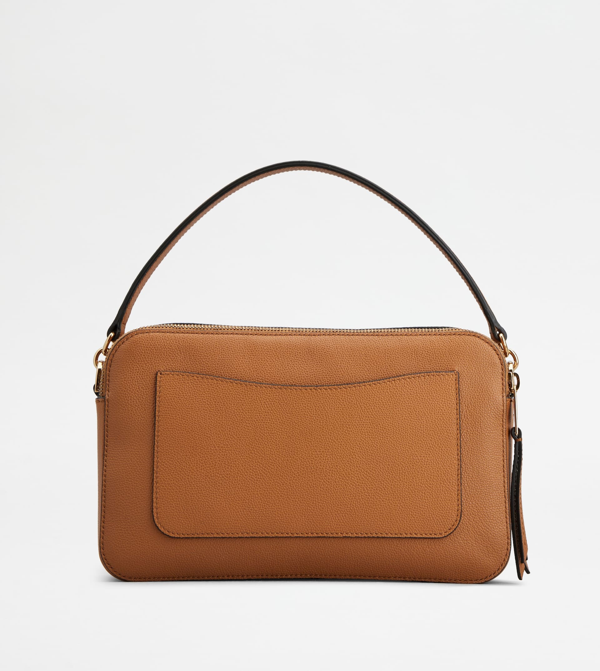 T TIMELESS CAMERA BAG IN LEATHER SMALL - BROWN - 6