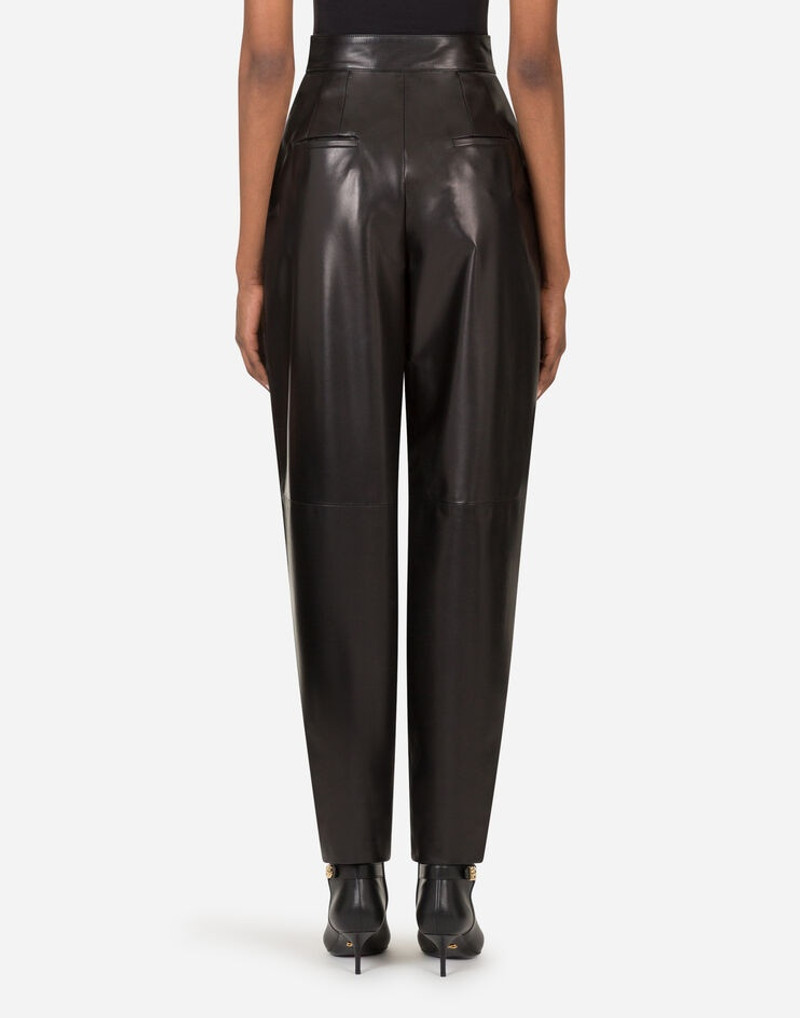 Dolce & Gabbana Darted plongé lambskin pants outlook