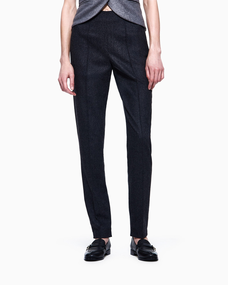 GIORGIO ARMANI STRAIGHT TROUSERS IN WOOL-AND-CASHMERE FLANNEL outlook