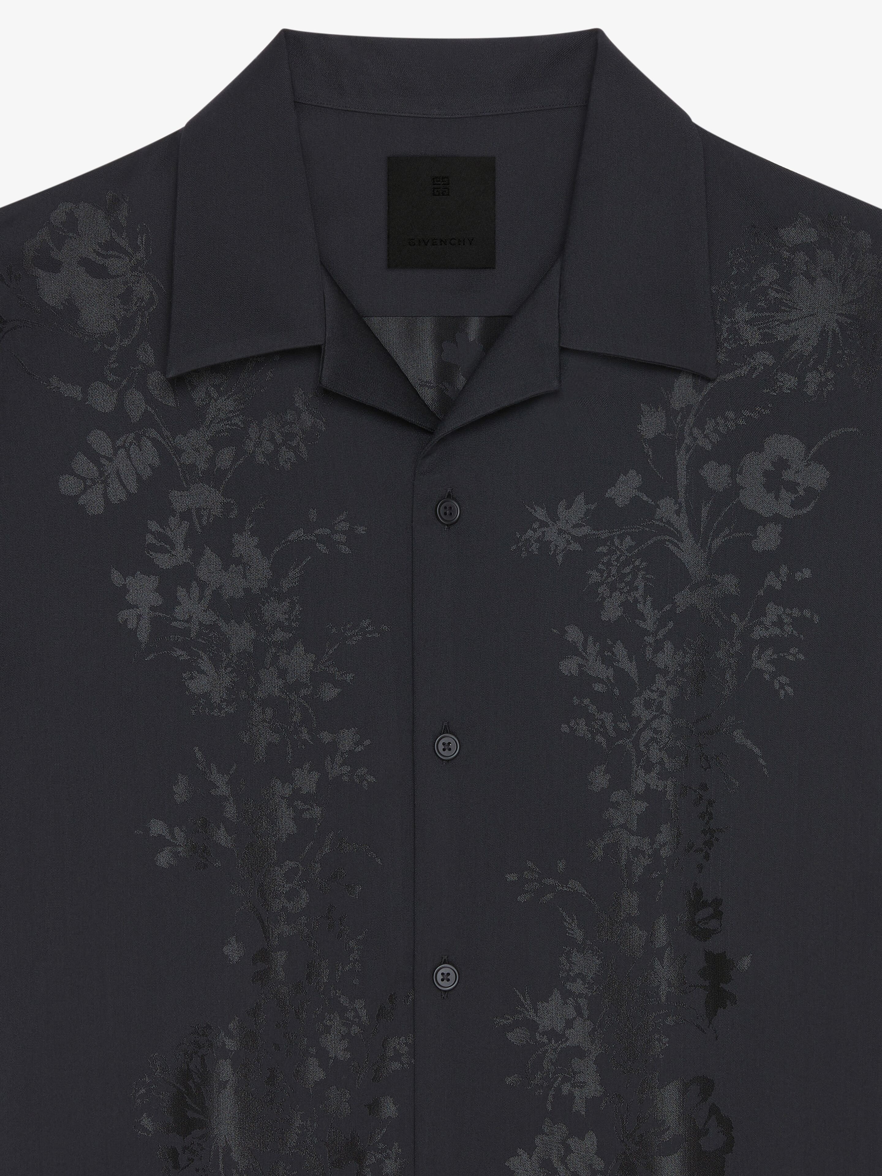 BOXY FIT SHIRT IN FLORAL JACQUARD - 5