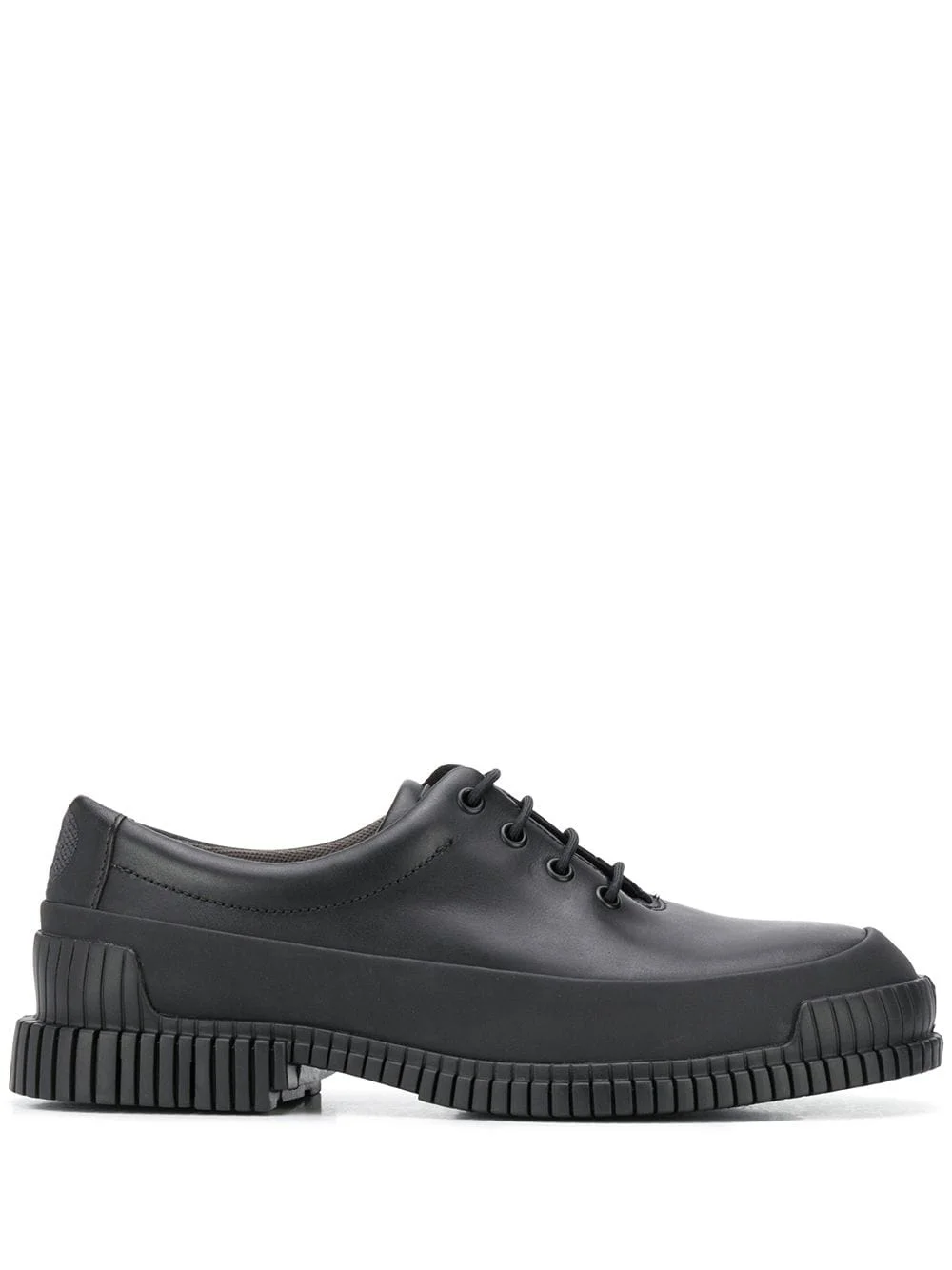 ridged sole lace-up shoes - 1