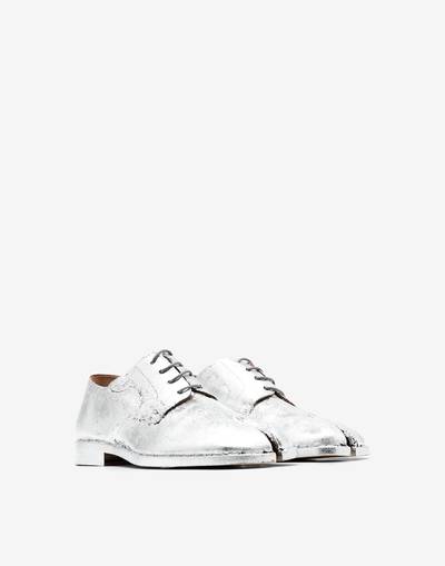 Maison Margiela Tabi metallic lace-ups outlook