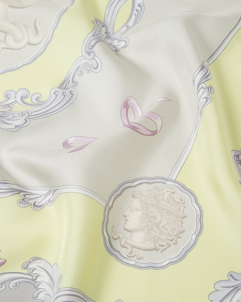 VERSACE Cameo Large Silk Foulard 35" outlook