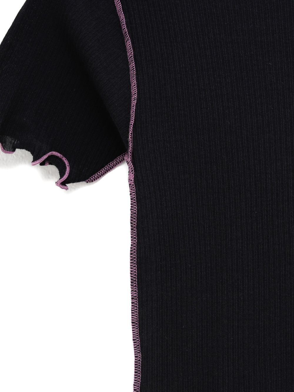 ribbed scallop-edge top - 2