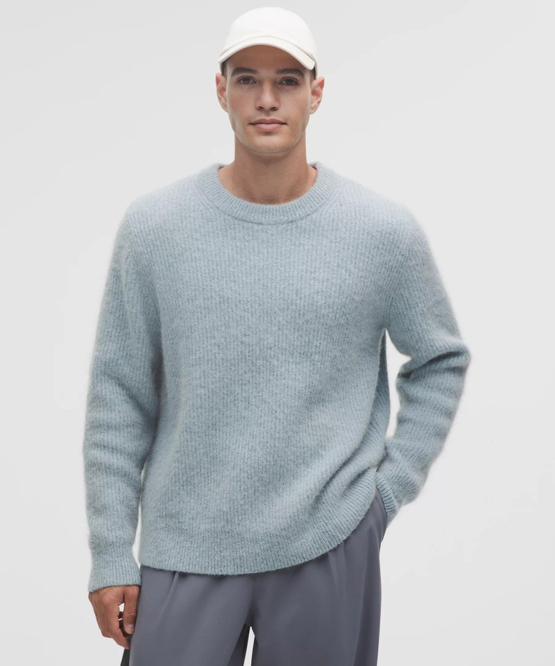 Wool-Blend Ribbed Sweater 1