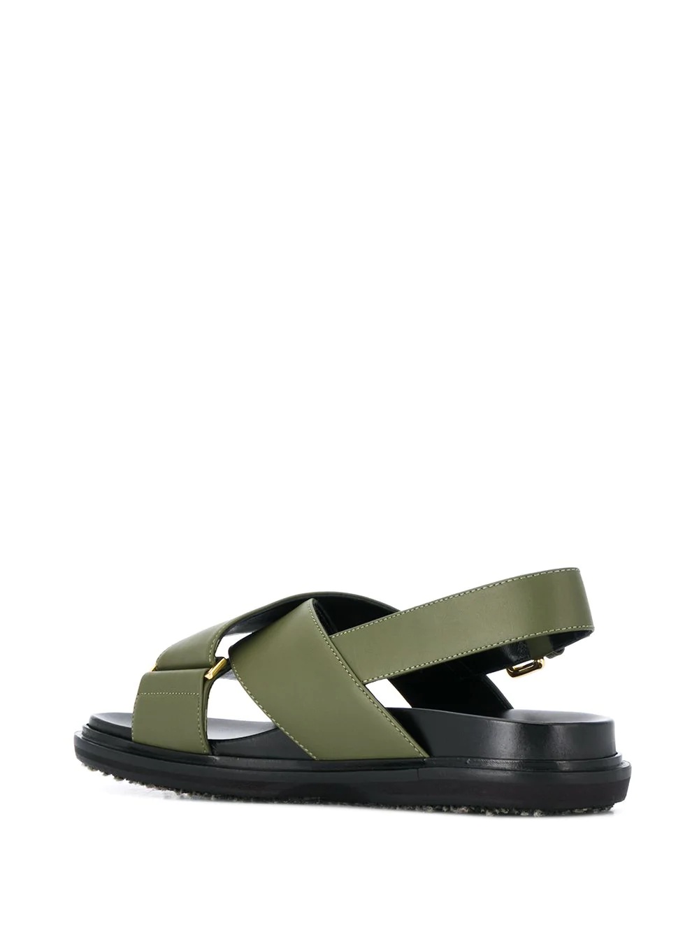 chunky crossover strap sandals - 3