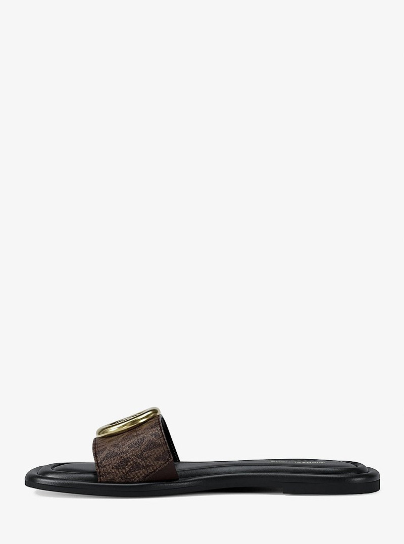 Milan Signature Logo Slide Sandal 3