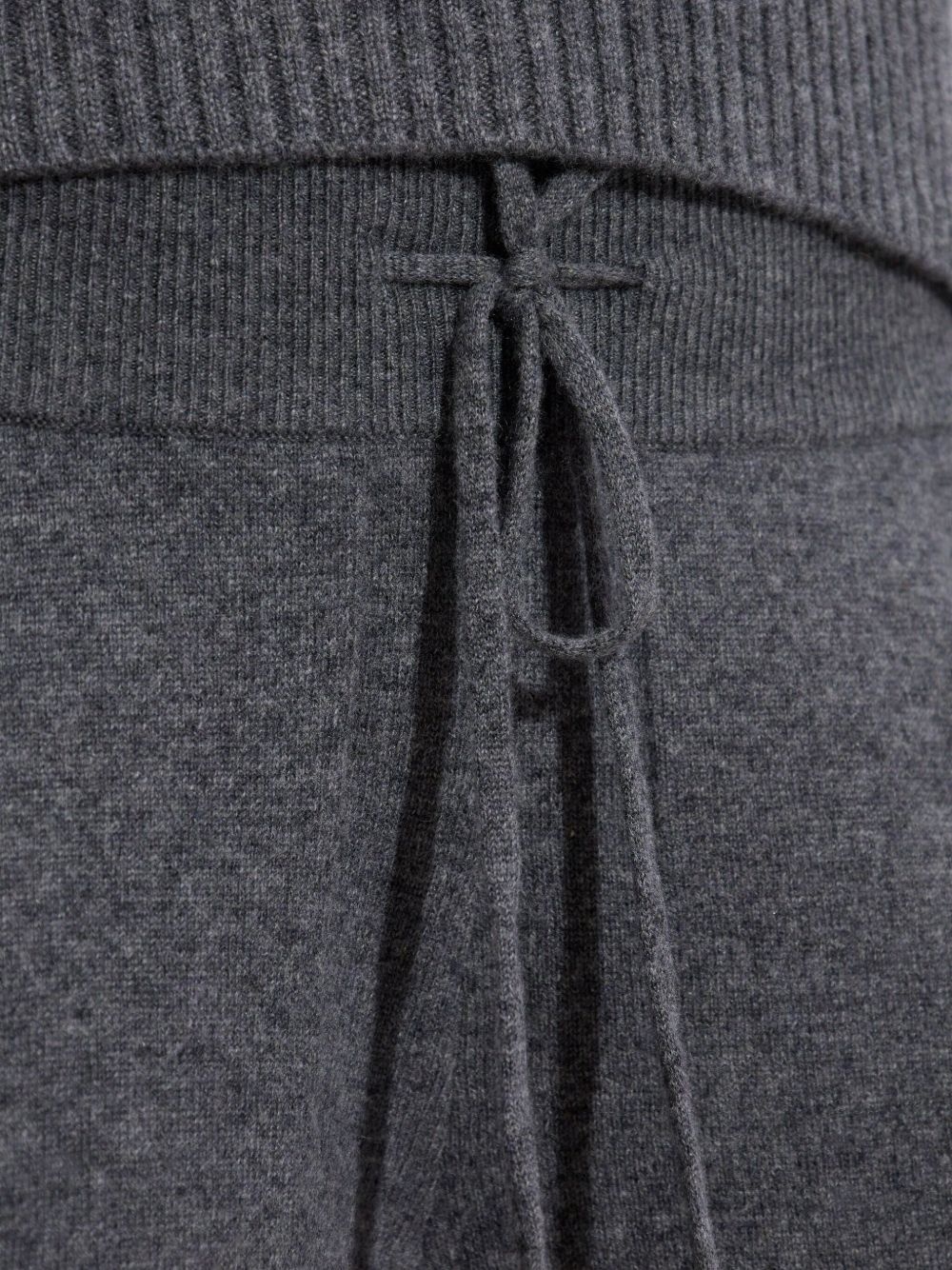 cashmere drawstring trousers - 5