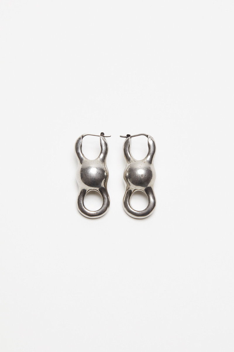 Chain earrings - Antique Silver 1