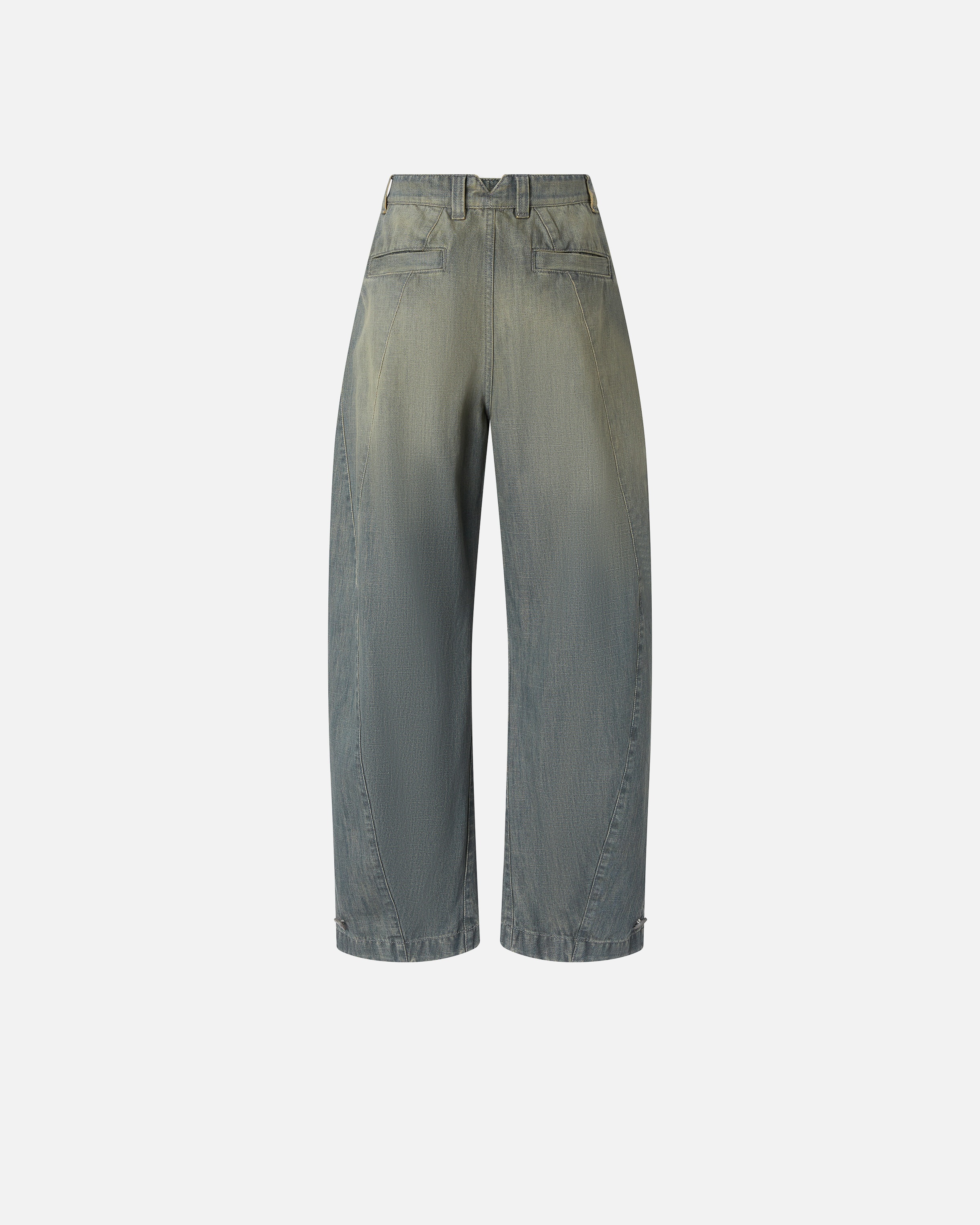 VINTAGE DENIM P-PANTS JEANS WITH BALLOON LEG - 6