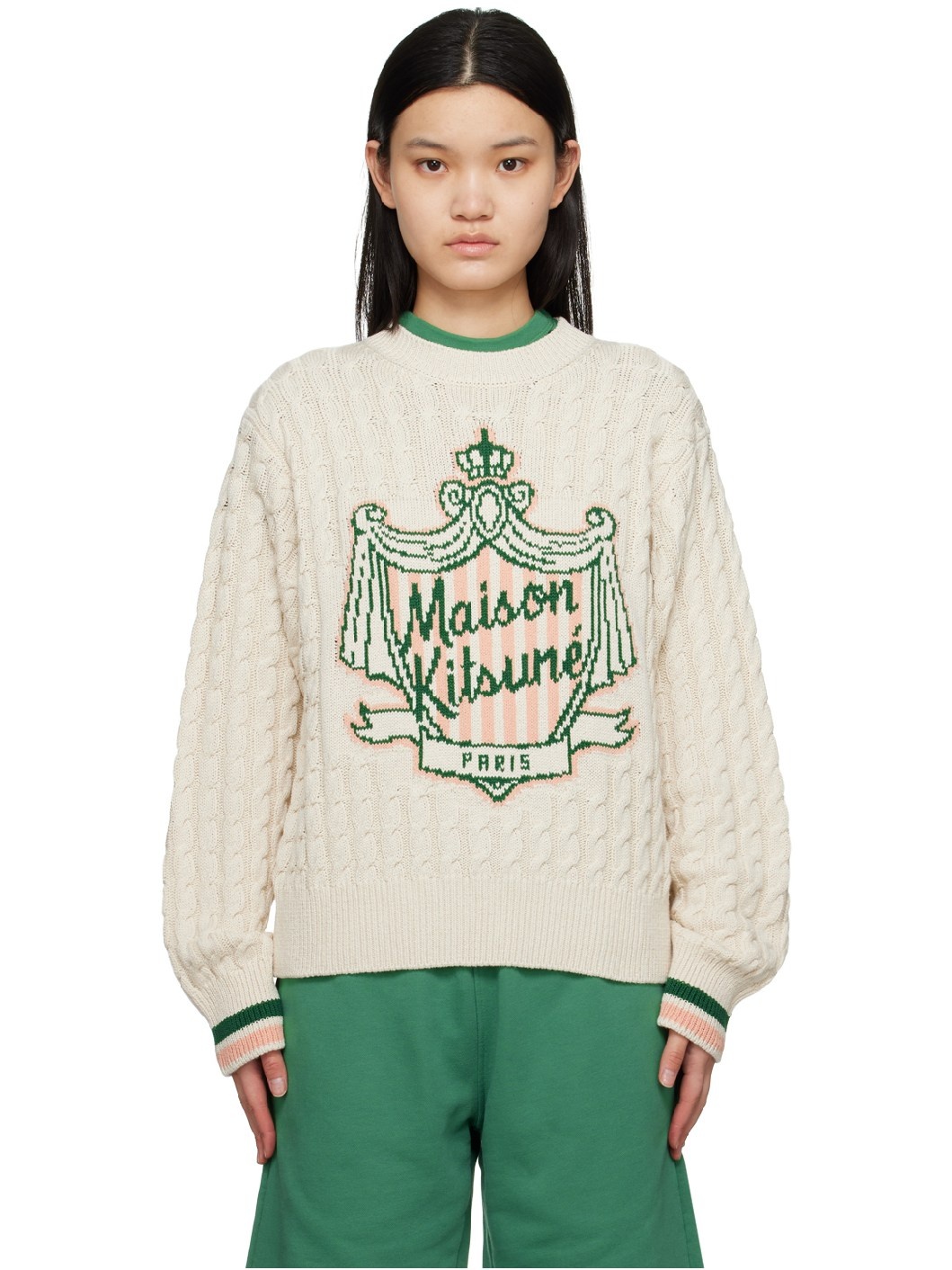 White Hotel Olympia Edition Crest Sweatshirt - 1