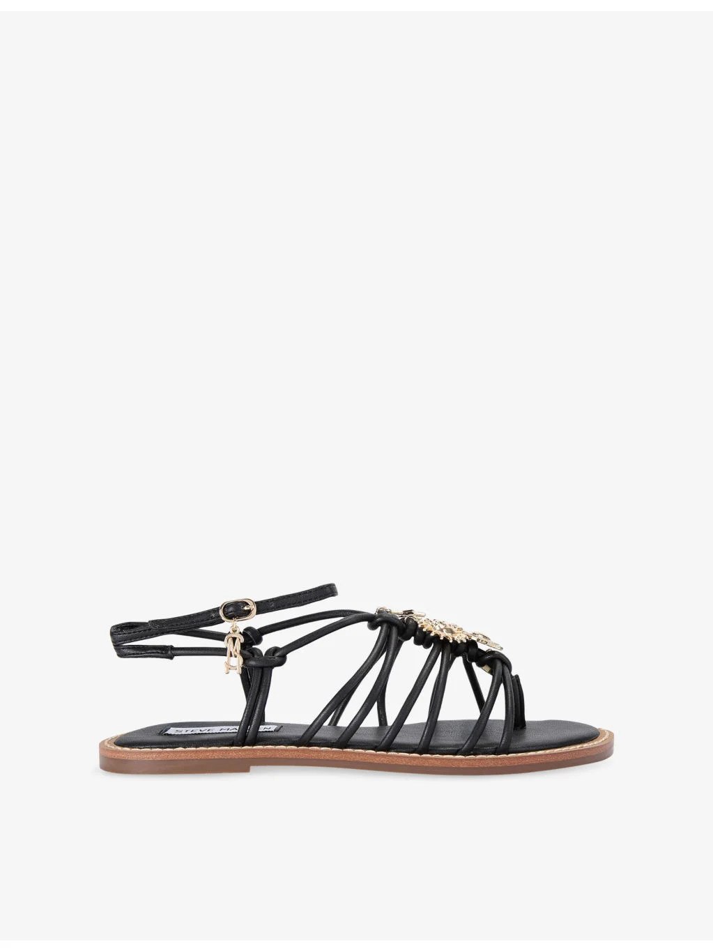 La Charmer Faux-Leather Sandals - 1