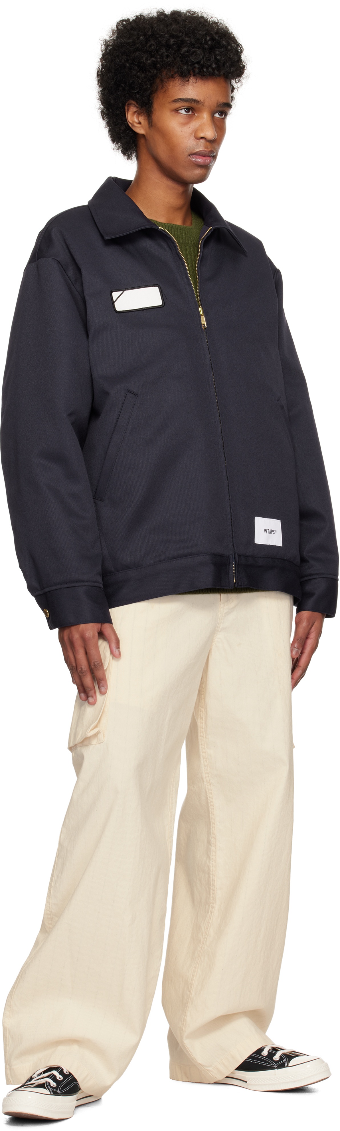 WTAPS Navy Wrecker Jacket | REVERSIBLE