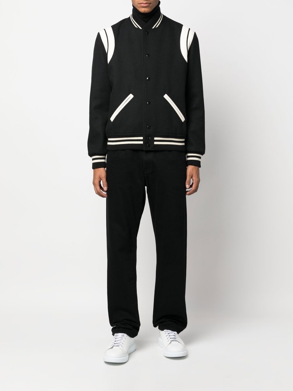 Saint Laurent  Coats Black - 2