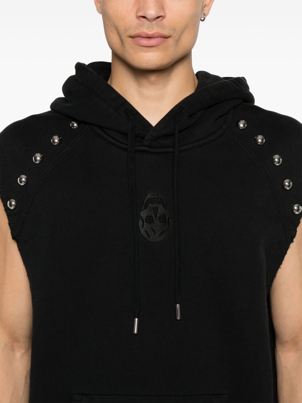 stud-embellished hoodie - 5