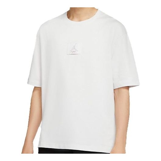 Air Jordan Flight Casual Sports Short Sleeve White CZ1214-094 - 1