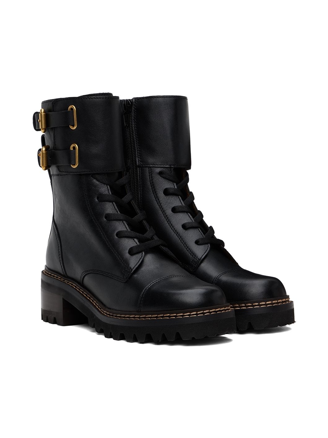 Black Mallory Boots - 4