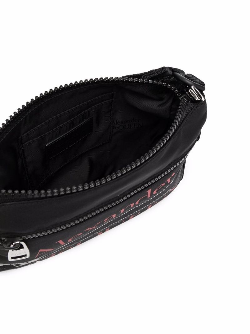 logo-print crossbody zip pouch - 5