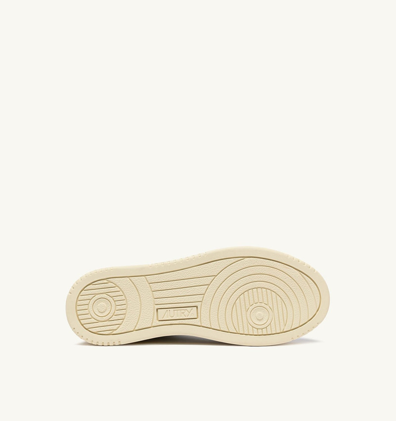 MEDALIST LOW SNEAKERS IN WHITE AND PALACE BLUE LEATHER AND SUEDE WITH LETTERING 4