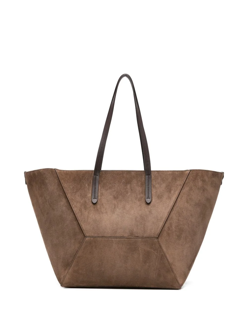 Leather tote bag - 1