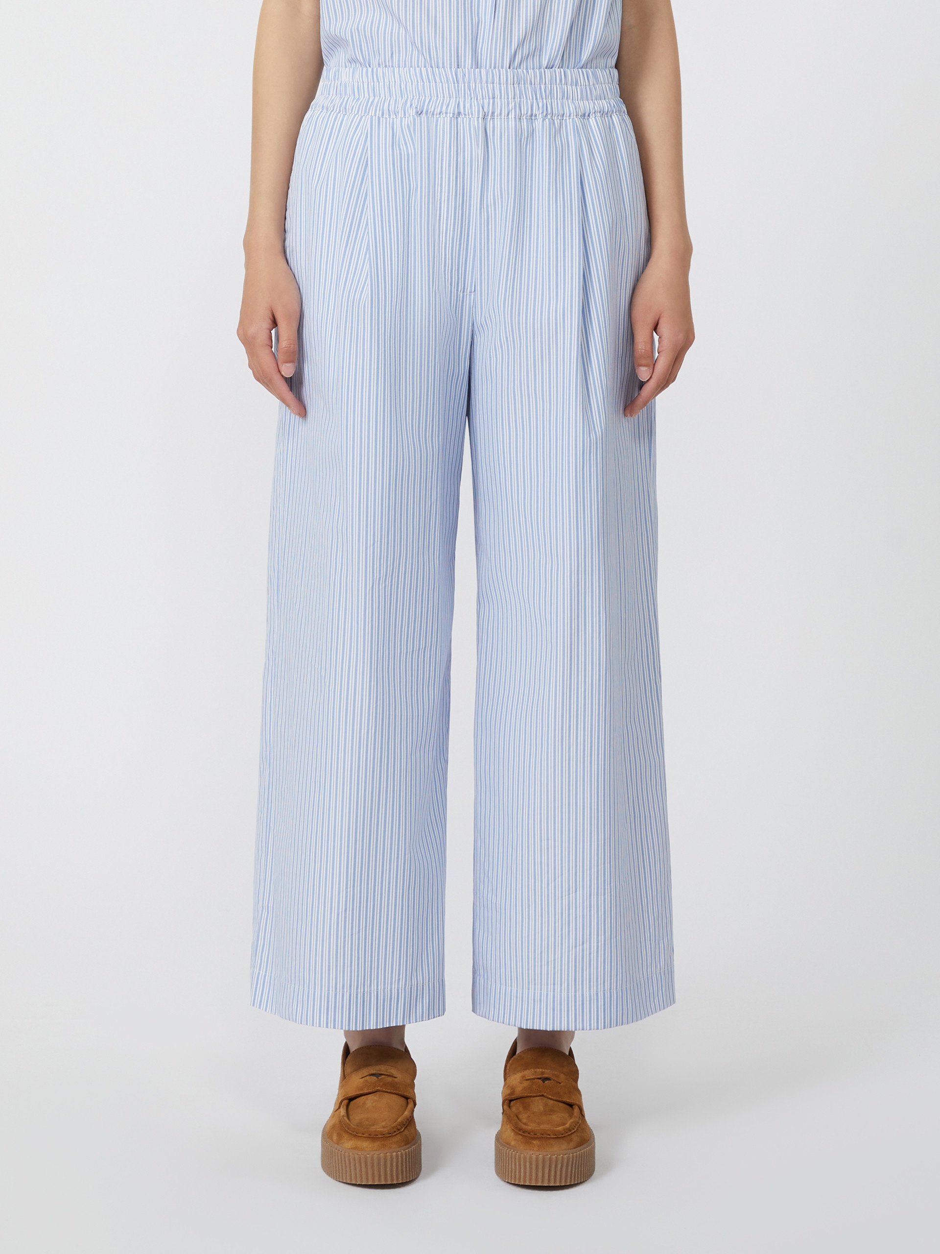 FLEUR Cotton sateen trousers - 3