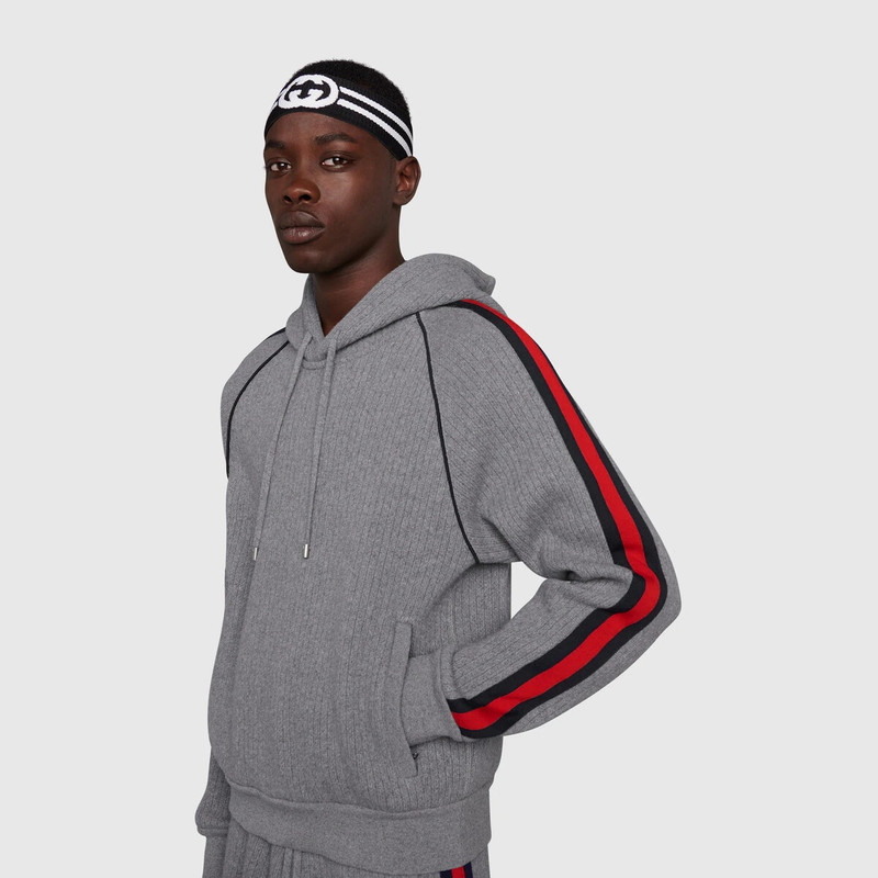 Interlocking G stripe headband 4